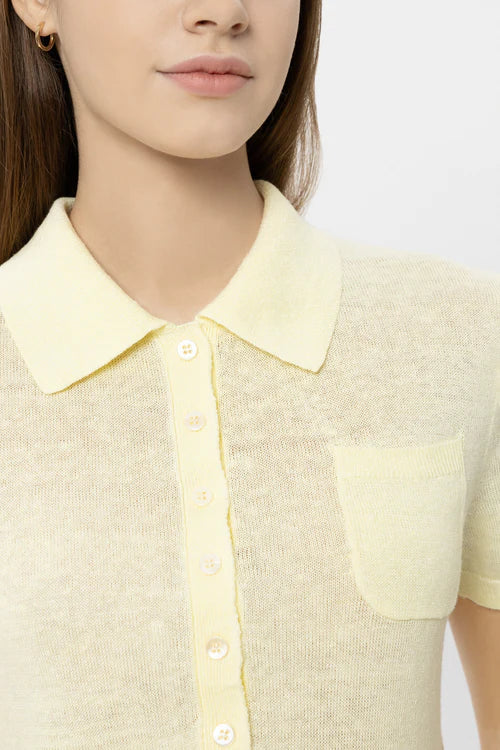 Polo de lino