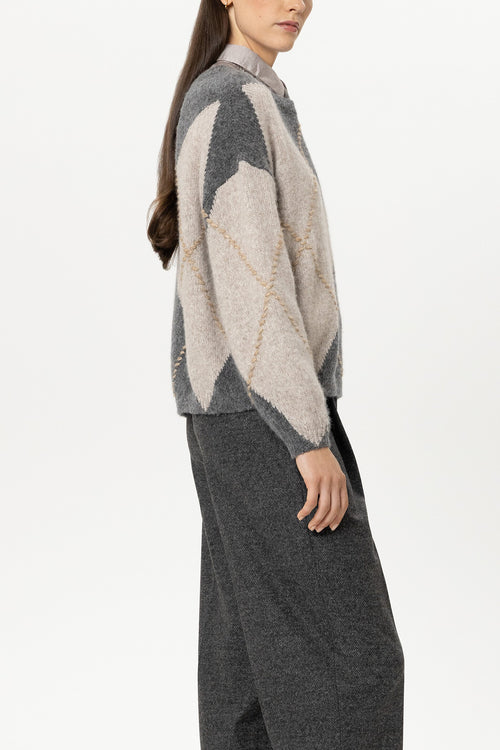 Jersey rombos de alpaca