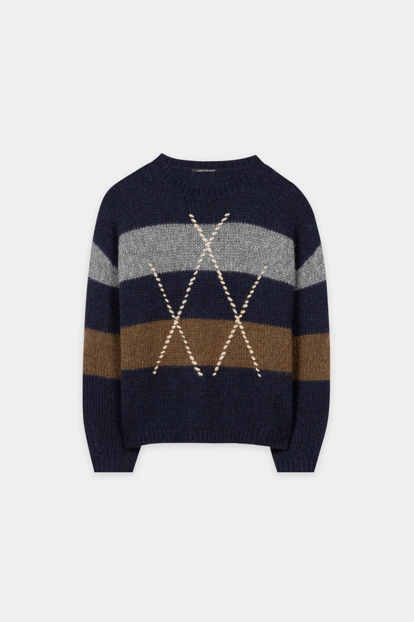 Jersey rayas alpaca
