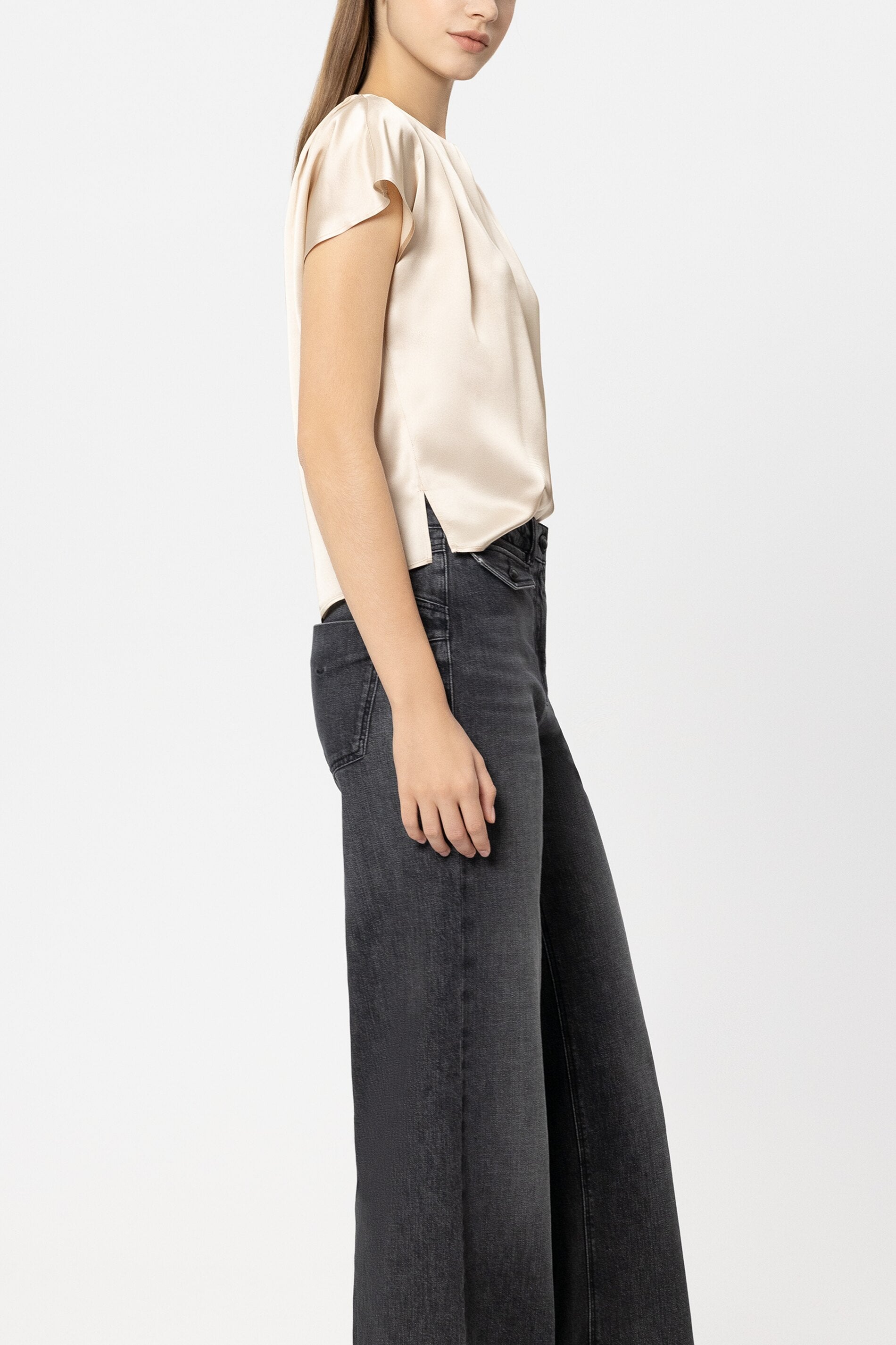 Blusa de seda