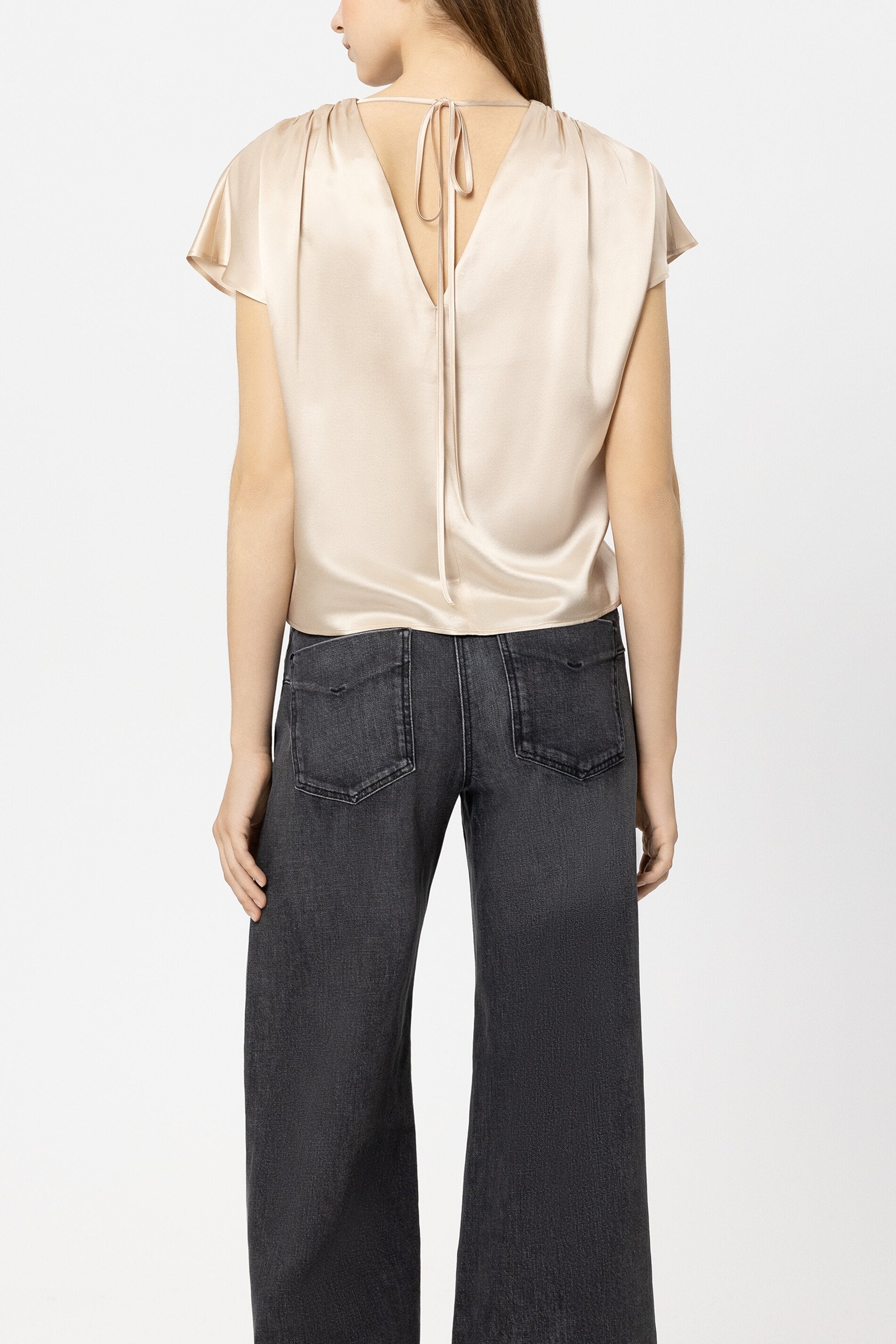 Blusa de seda
