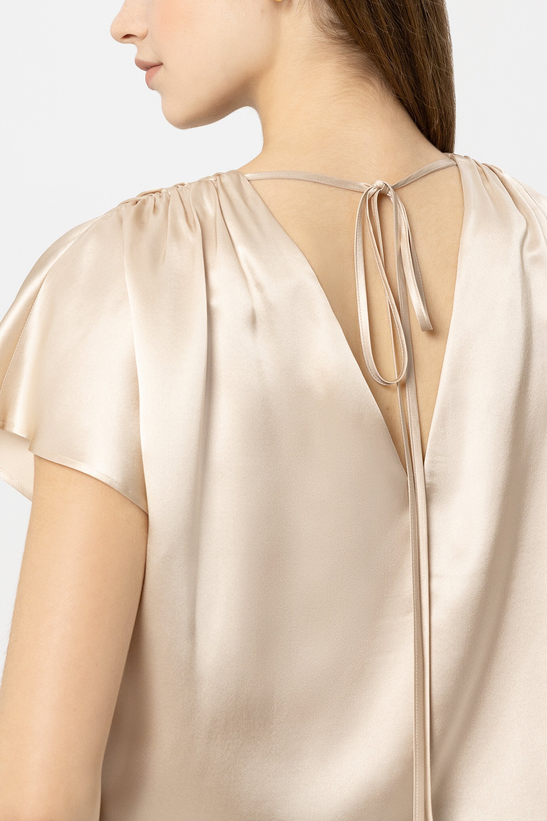 Blusa de seda