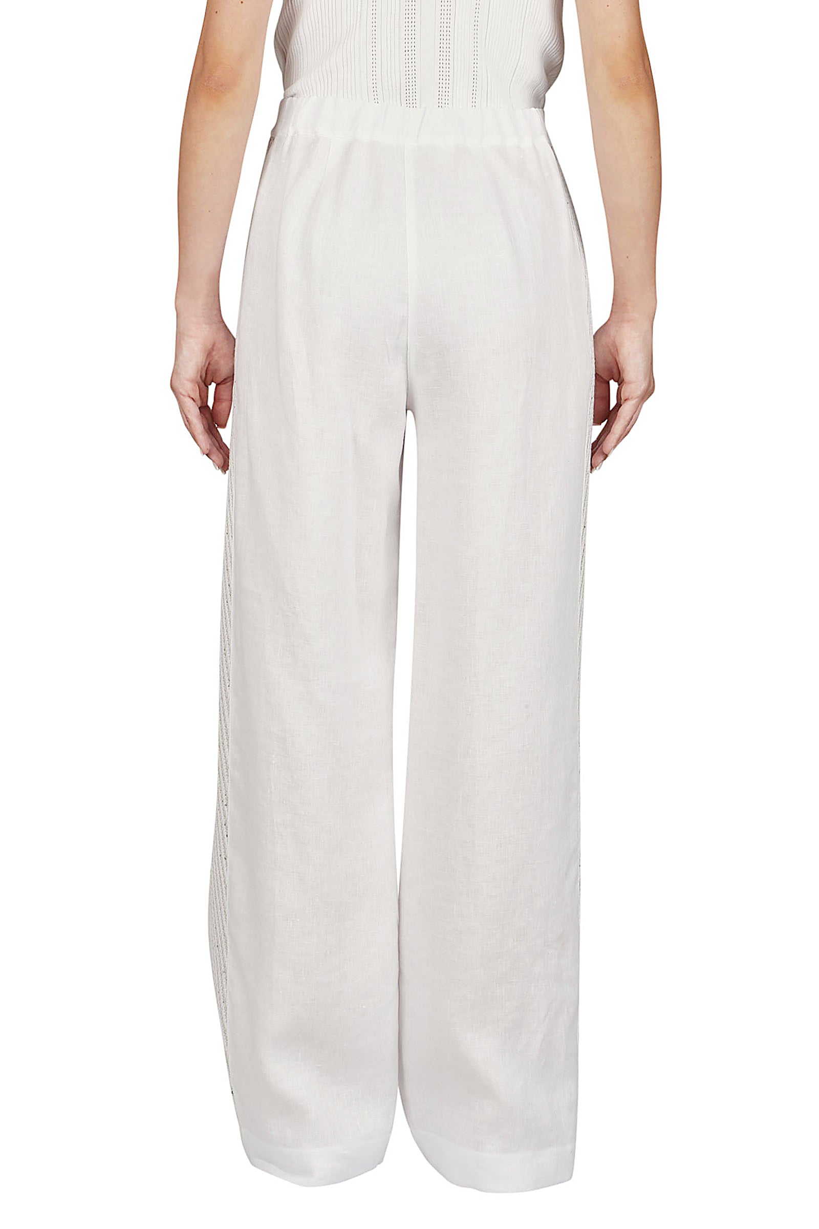 Pantalón ancho de lino