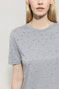 Camiseta con perlas