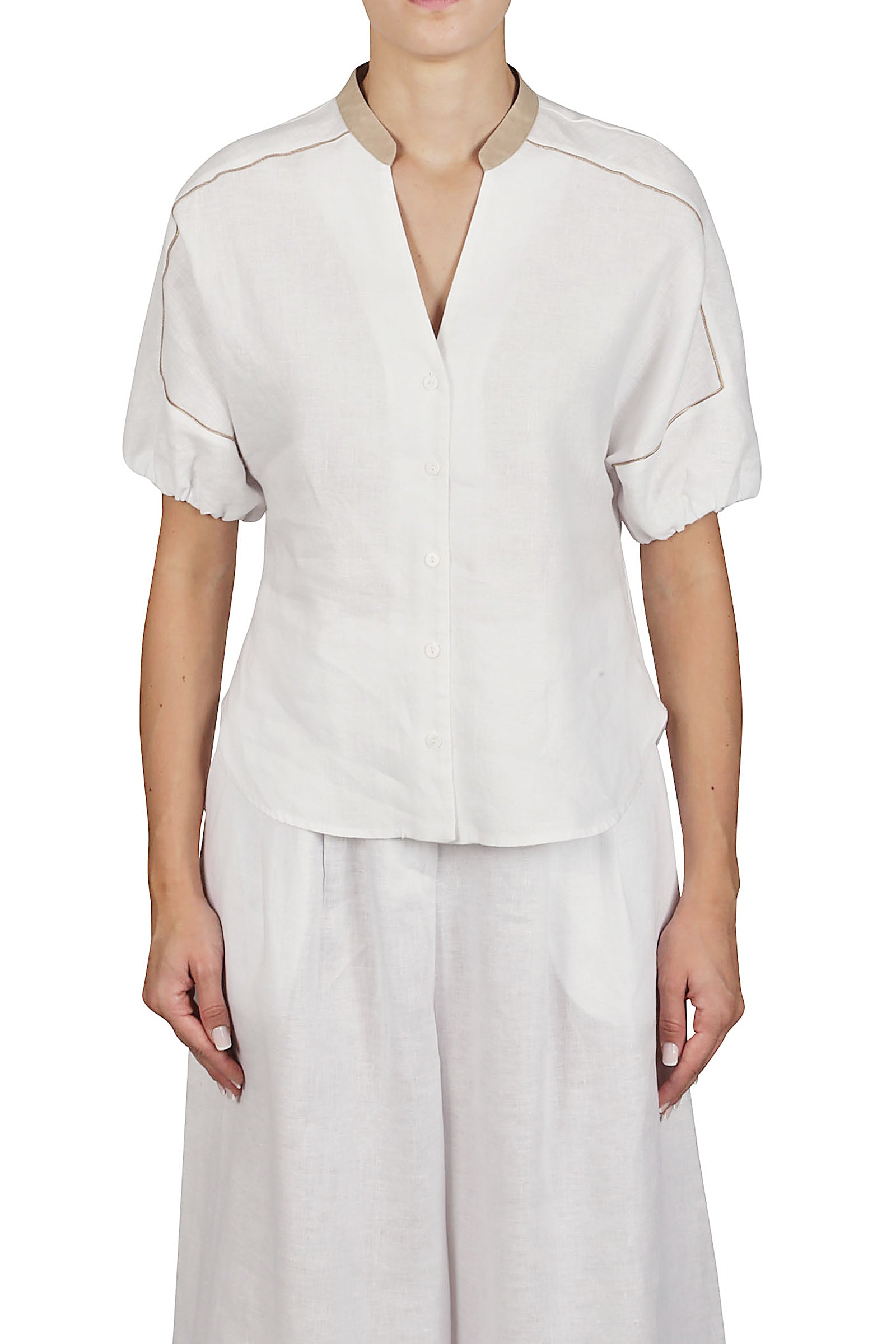 Camisa cuello mao