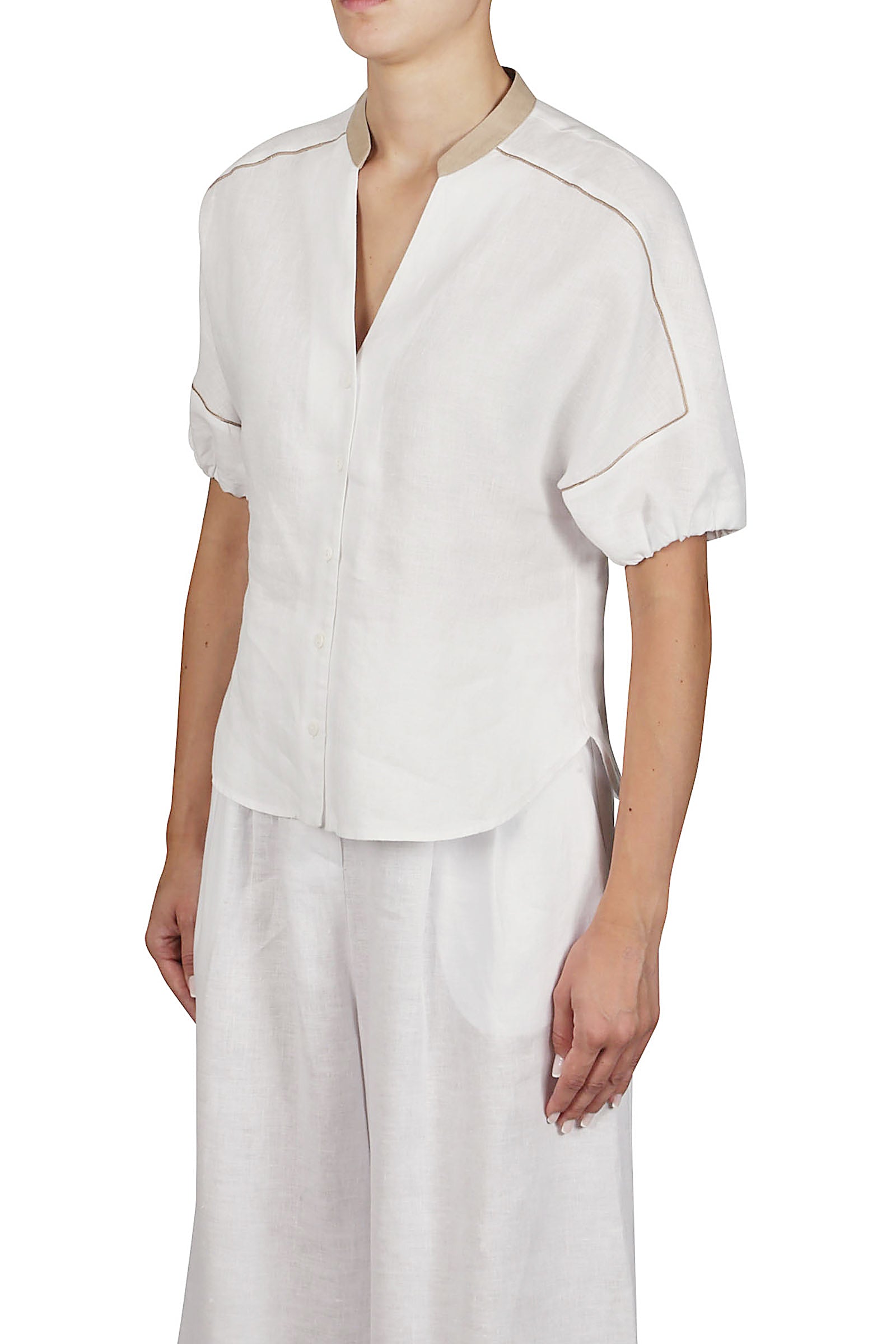 Camisa cuello mao