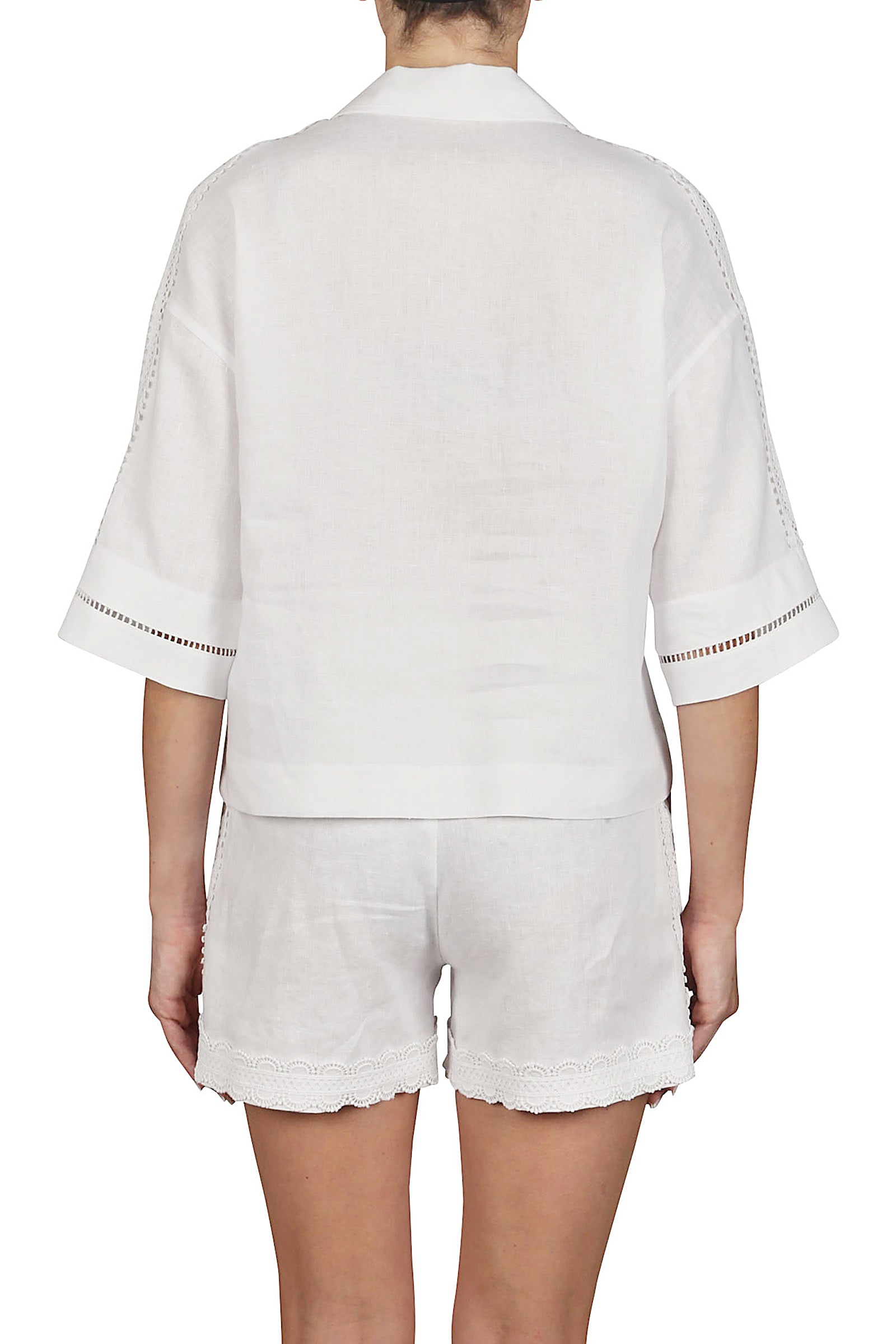 Camisa ribete bordado