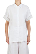 Camisa kimono de lino