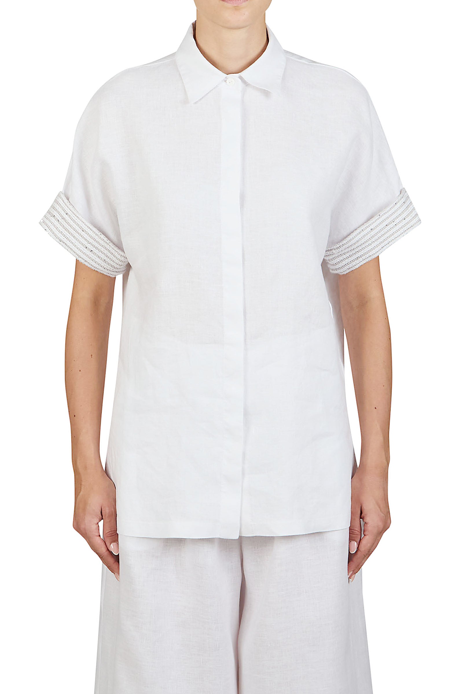 Camisa kimono de lino