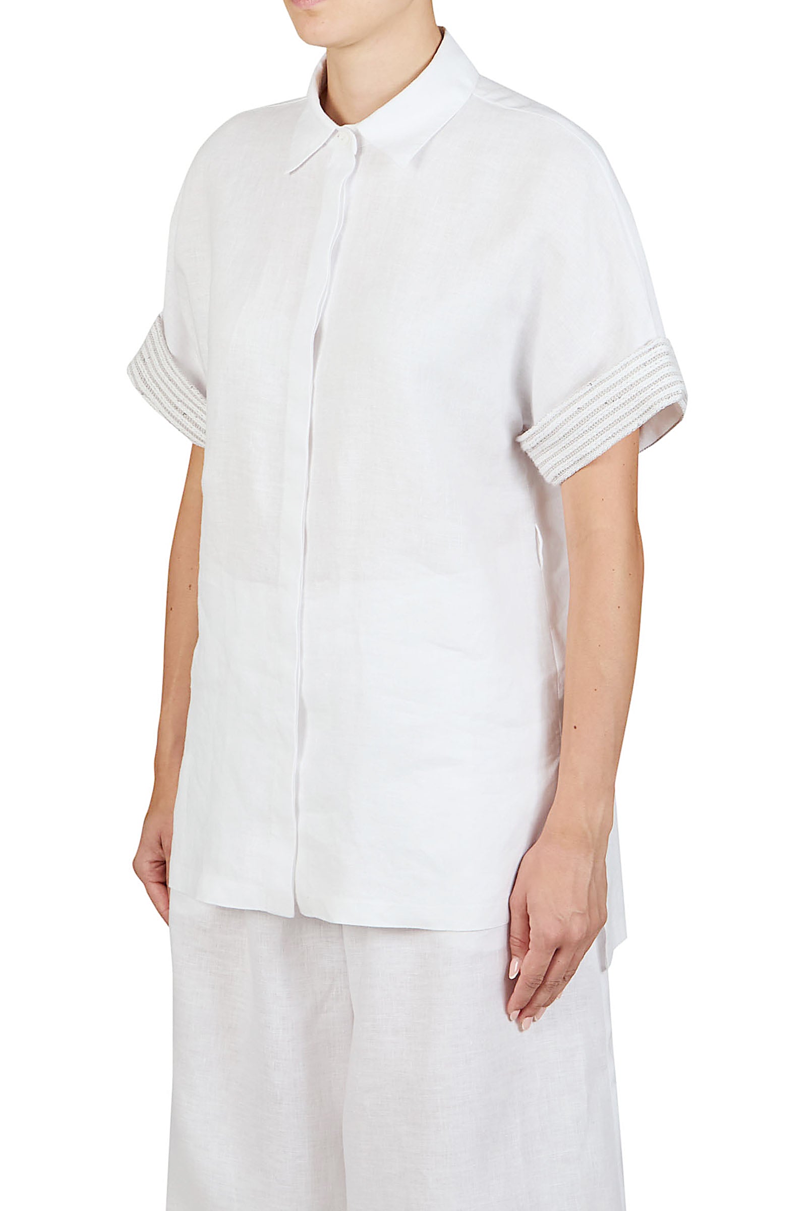 Camisa kimono de lino