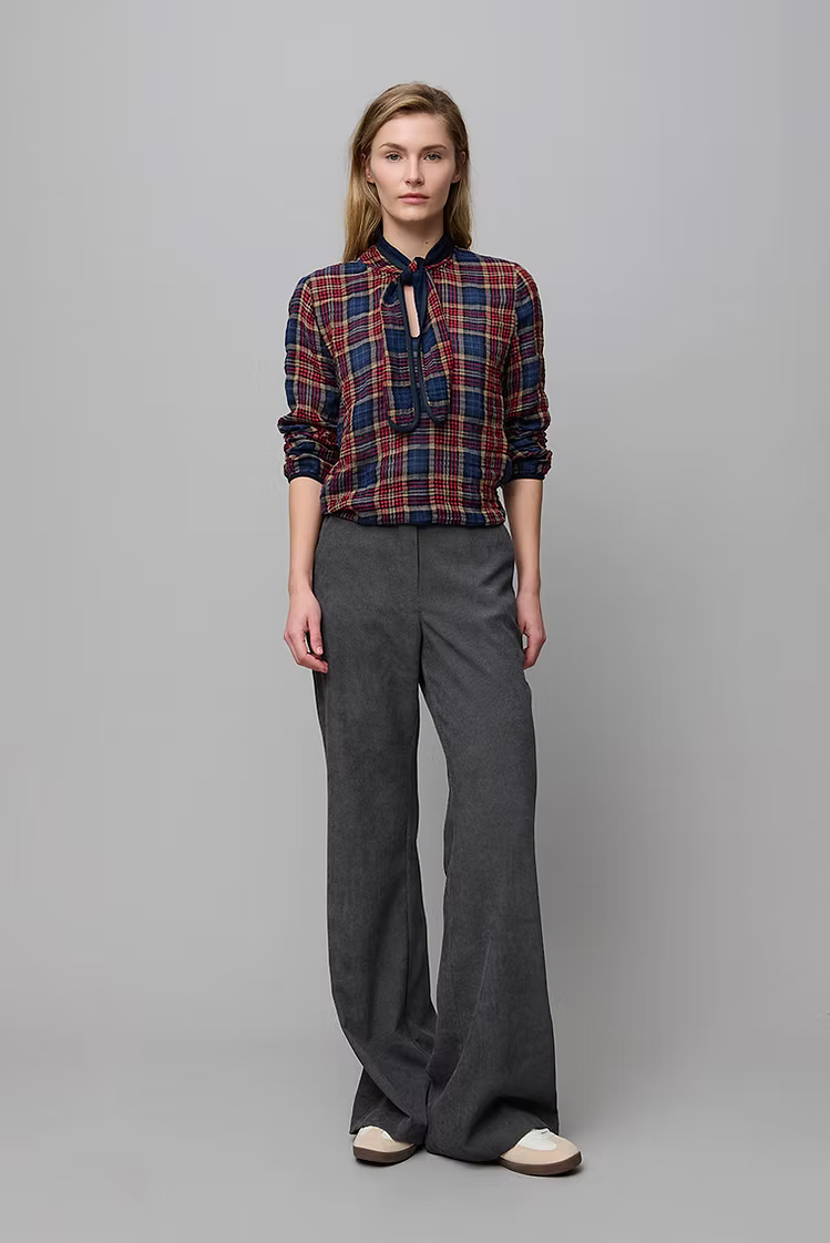 Blusa de cuadros