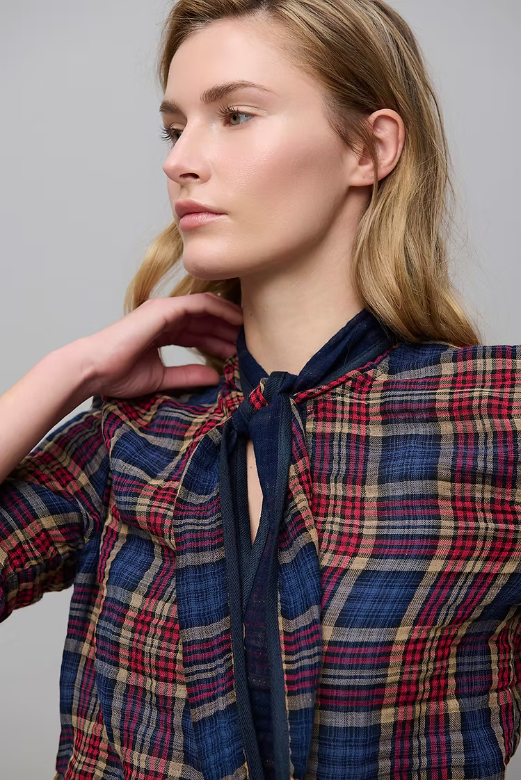 Blusa de cuadros