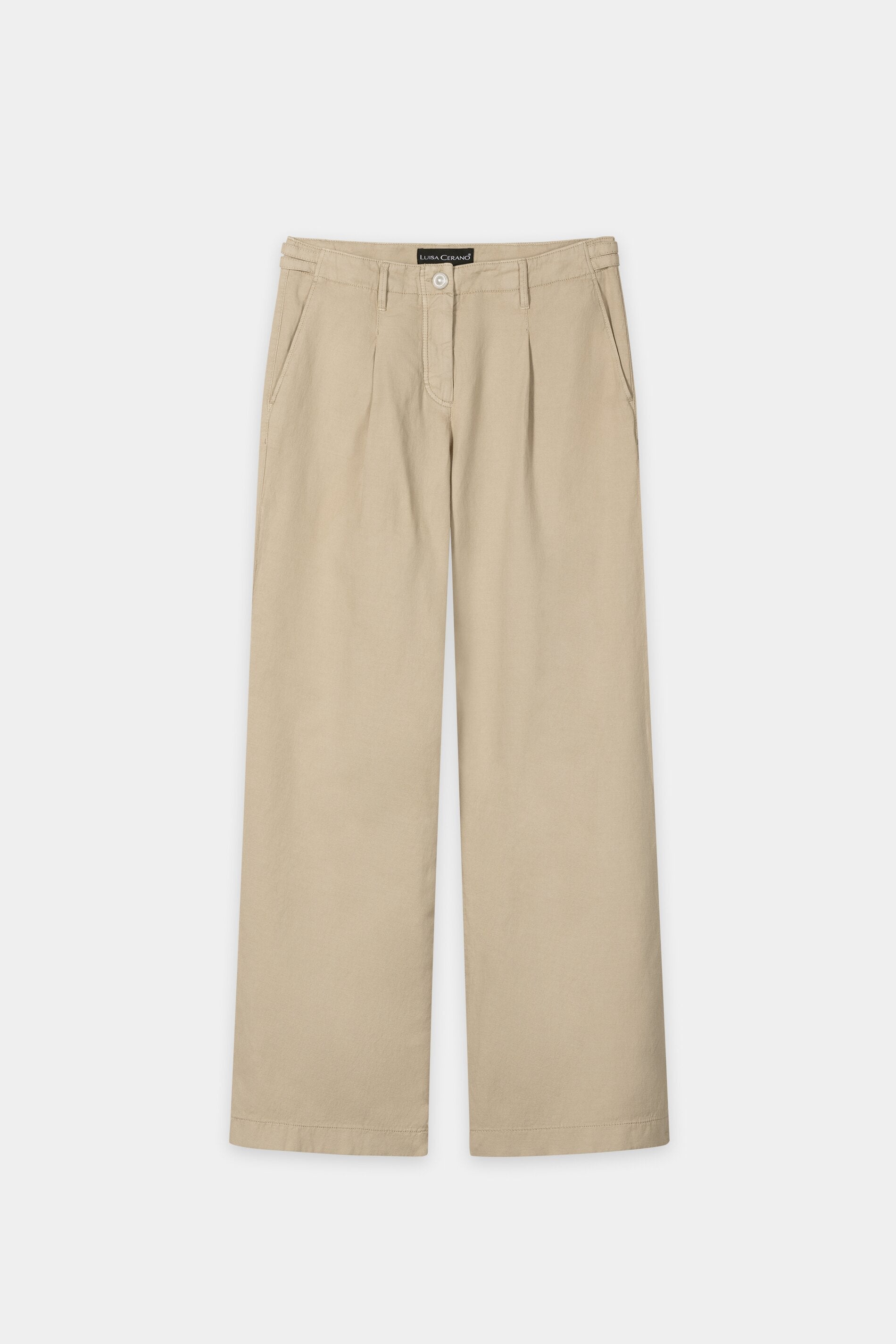 Pantalón de lino pinzas
