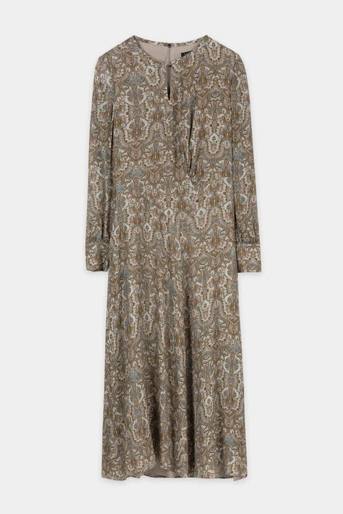Vestido midi estampado