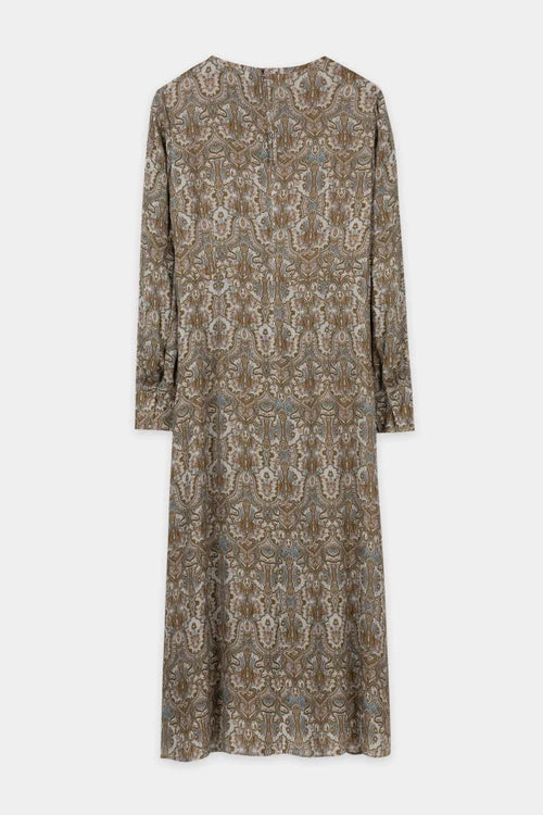 Vestido midi estampado