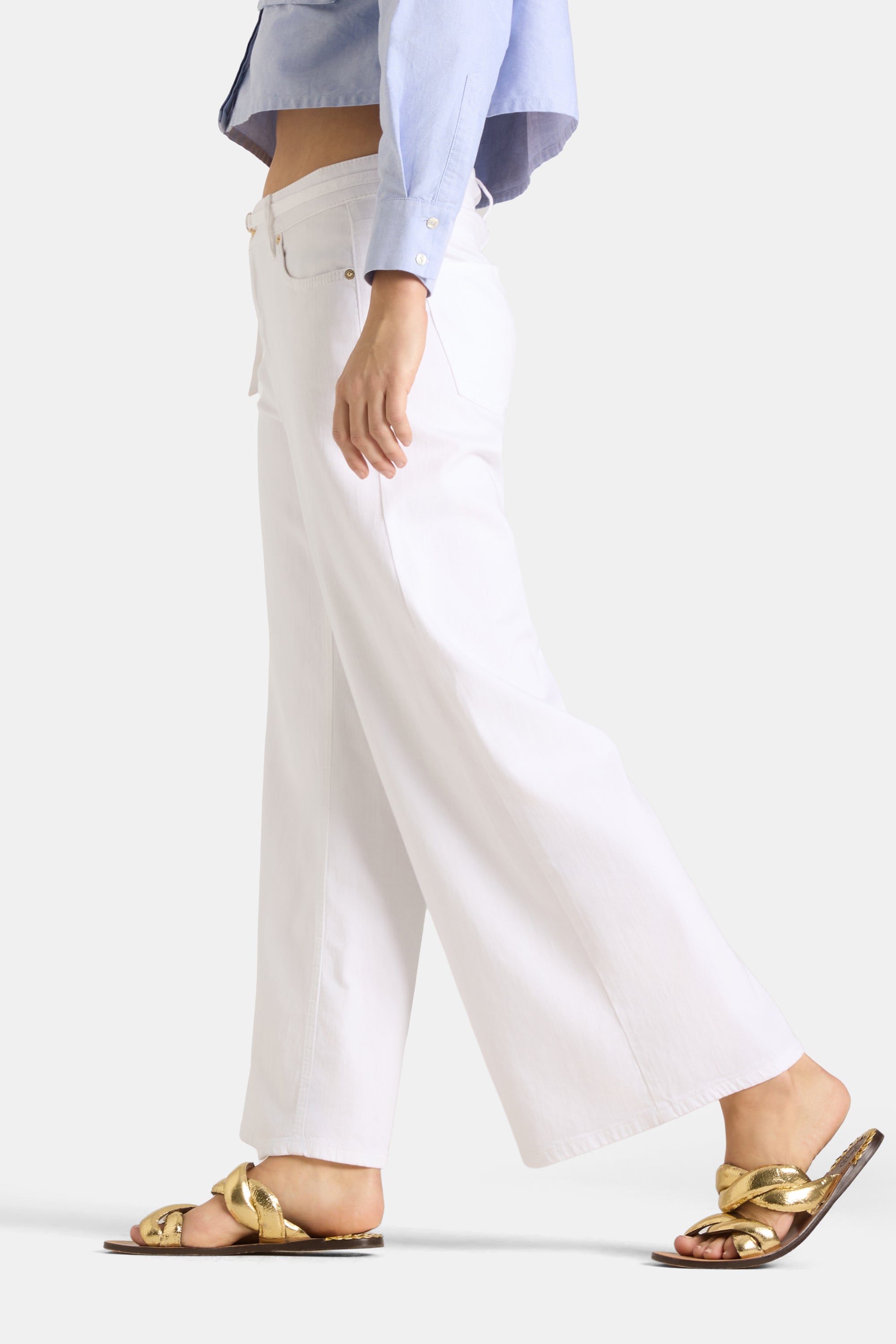 Pantalón palazzo cropped