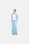 Palazzo cropped tejano