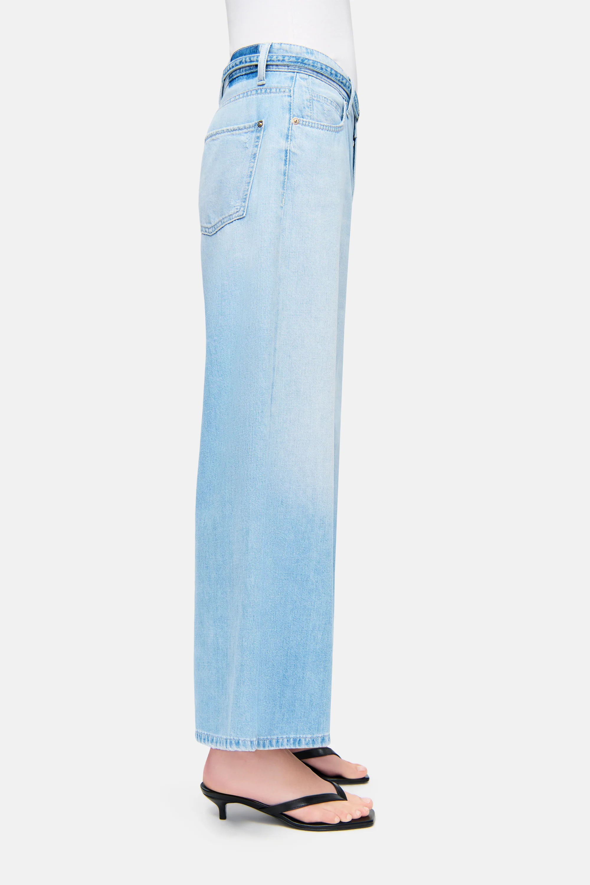Palazzo cropped tejano