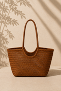 Bolso trenzado de piel