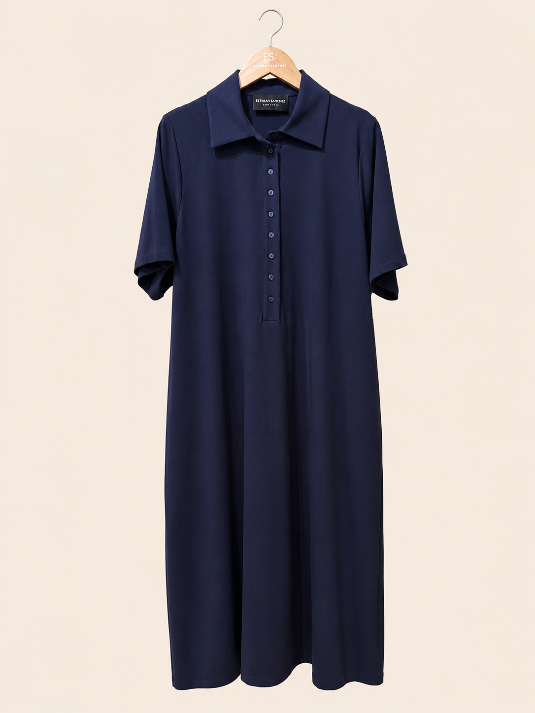 Vestido polo liso