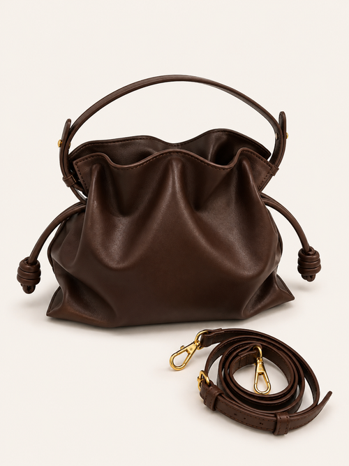 Bolso bandolera de piel