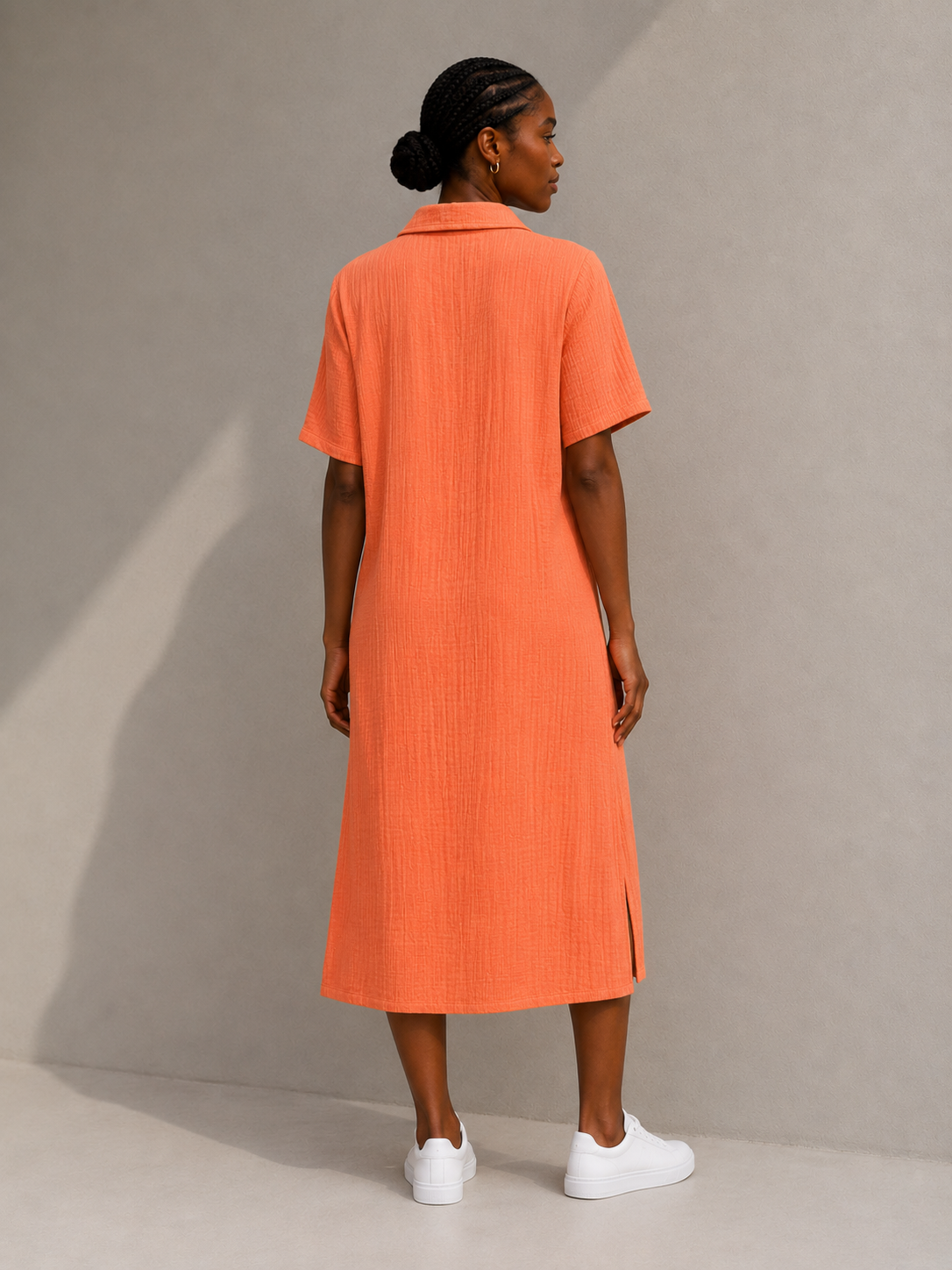 Vestido camisero mil rayas