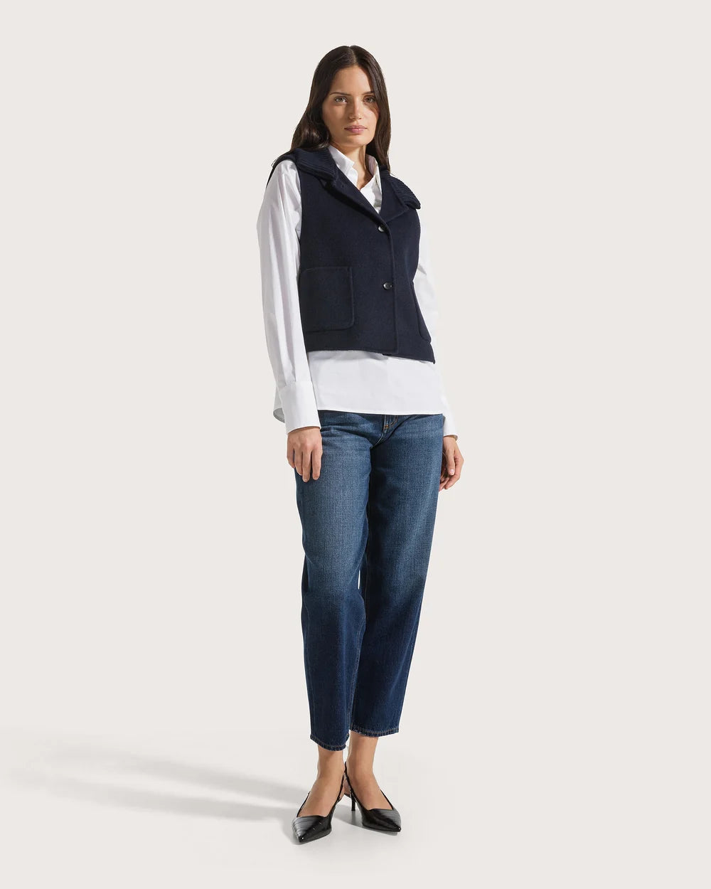 Chaleco cashmere hadmade