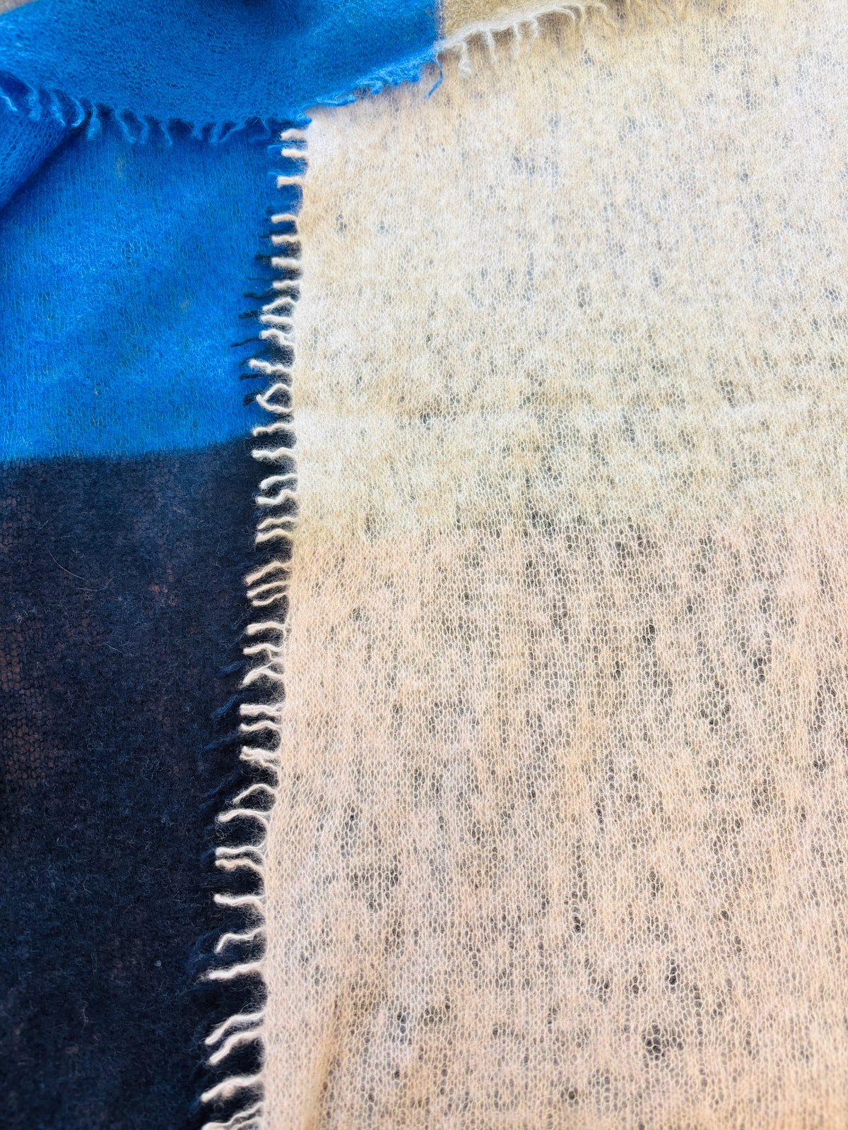 Bufanda cashmere bloques de colores