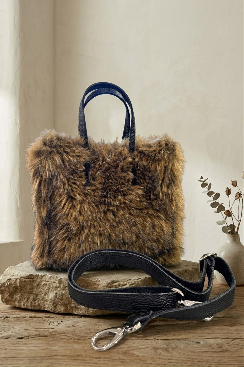 Bolso mediano fluffy