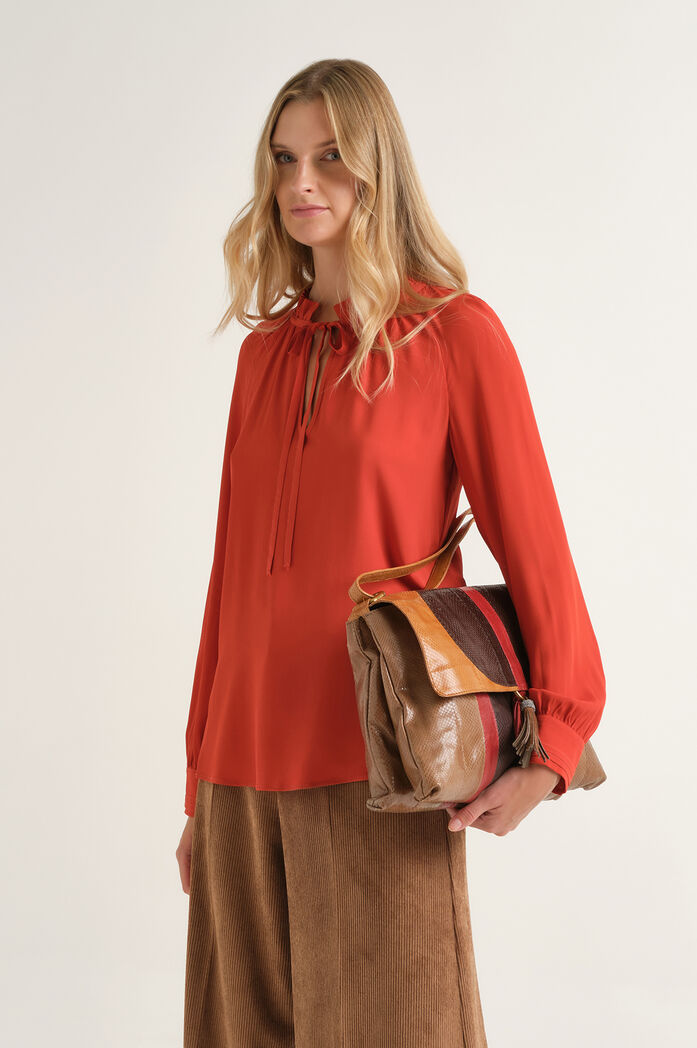 Camisa fluida crepe