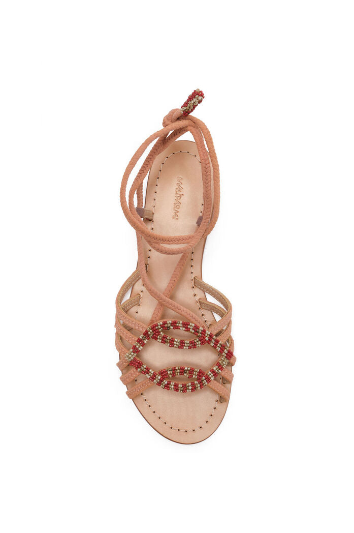 Sandalias capri cordón