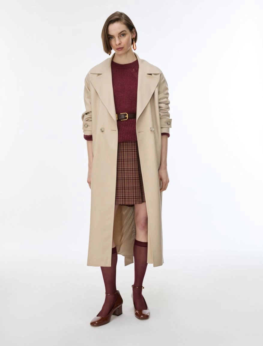 Gabardina fiocco