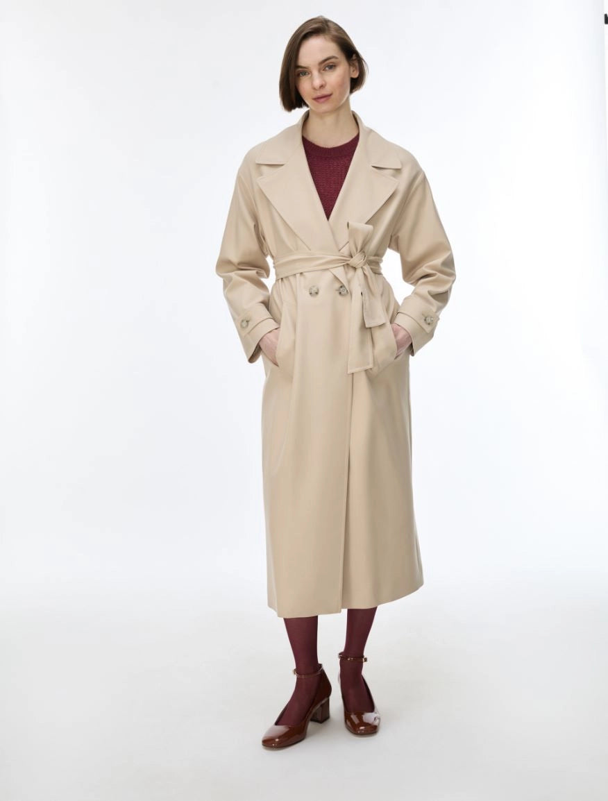 Gabardina fiocco