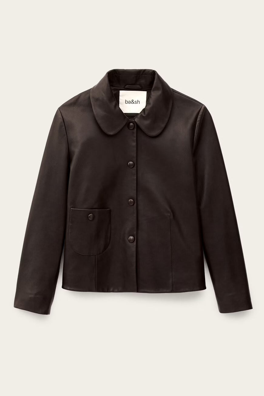Chaqueta de napa milos