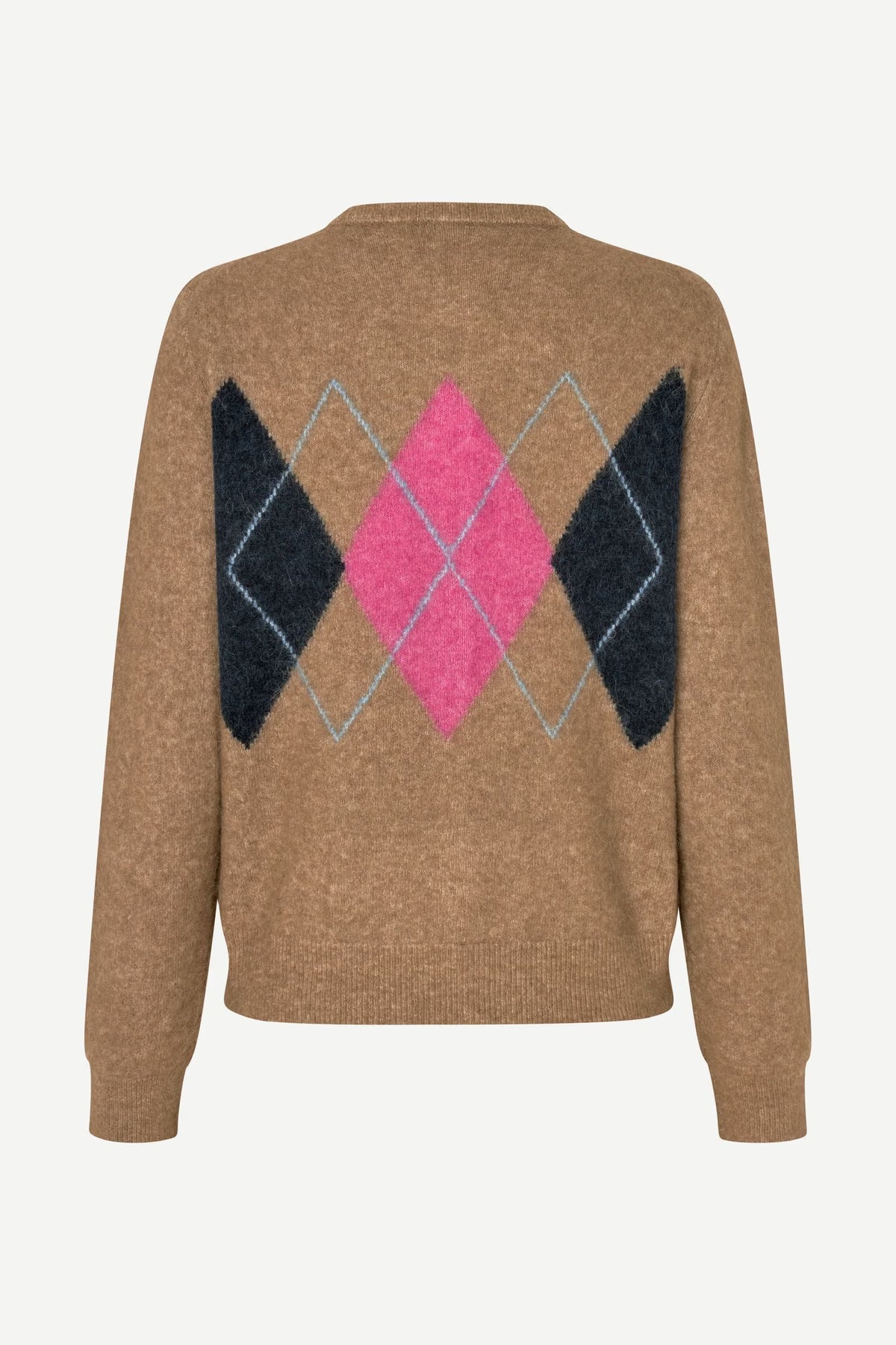 Chaqueta de punto rombos